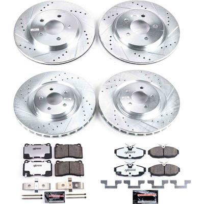 Power Stop 2012 Ford Mustang Front & Rear Z26 Street Warrior Brake Kit (1x psbK4547-26, 1x psbK5941-26) thumbnail 9