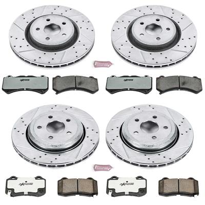 Power Stop K2949-26 Rear Z26 Street Warrior Brake Kit Jeep Power Stop K2949-26 Rear Z26 Street Warrior Brake Kit Jeep