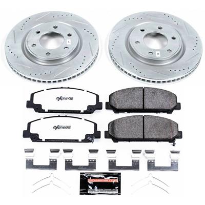 Power Stop 11-13 Infiniti QX56 Front & Rear Z36 Truck & Tow Brake Kit (1x psbK6321-36, 1x psbK6323-36) thumbnail 9