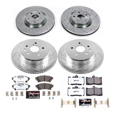 PowerStop K6513-26 PowerStop Z26 Street Warrior Brake Upgrade Kits