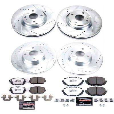 Power Stop 17-19 Fiat 124 Spider Front & Rear Z26 Street Warrior Brake Kit (1x psbK7358-26, 1x psbK7362-26) thumbnail 8