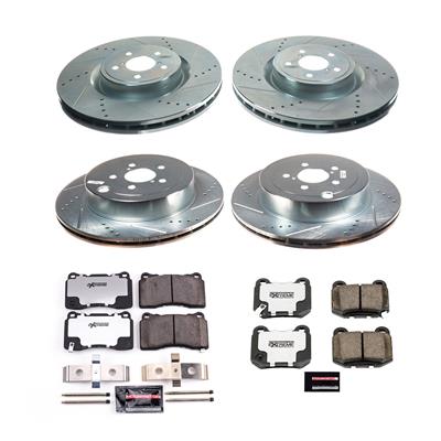 Power Stop 17-20 Subaru BRZ Front and Rear Z26 Street Brake Kit (1x psbK8494-26, 1x psbK4549-26) thumbnail 7
