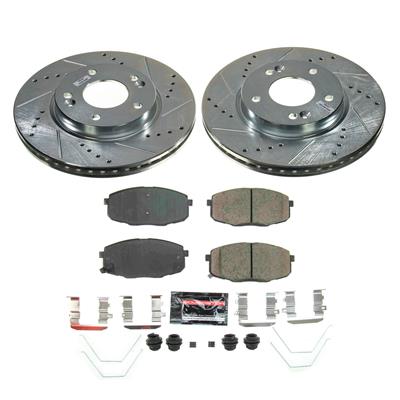 パーツ power con PowerStop K8749 PowerStop Z23 Evolution Sport Brake Upgrade Kits