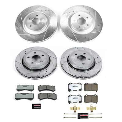 PowerStop K8760-26 PowerStop Z26 Street Warrior Brake Upgrade Kits