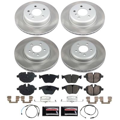 Power Stop 2011 BMW 535i xDrive Front and Rear Semi-Coated Rotor Kit (1x psbSC6034, 1x psbSC6581) thumbnail 5