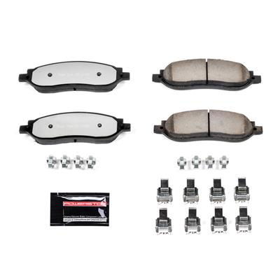 Amazon Com Power Stop K7131 36 Z36 Truck Tow Rear Brake Kit Brake Rotor And Carbon Fiber Ceramic Brake Pads Automotive