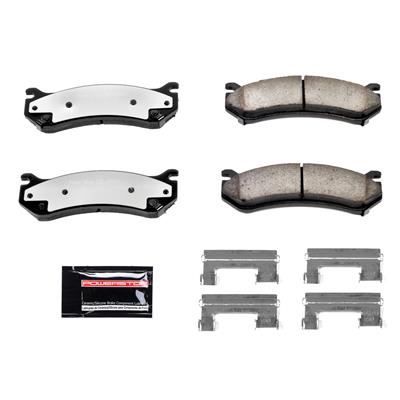 Power Stop Z36-1099 Rear Z36 Truck & Tow Carbon Fiber-Ceramic Brake Pads with Hardware 