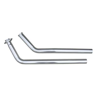 Pypes Stainless Steel Exhaust Downpipes DGU10S Downpipes, Steel, Natural, 2.5 in. Diameter, 2-bolt, Chevy, Passenger Car, Pair thumbnail 2