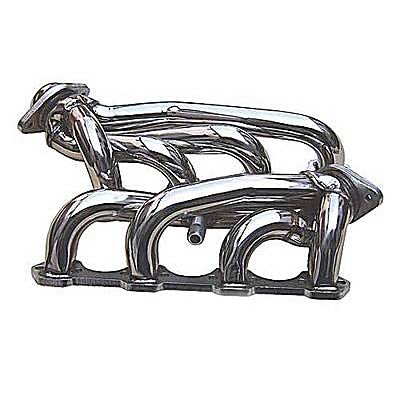 Pypes Headers HDR52S Headers, Shorty, Stainless Steel, Polished, Ford, 5.0L, Pair thumbnail 2