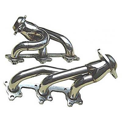 Pypes Headers HDR56S Headers, Shorty, Stainless Steel, Polished, Ford, 4.0L, V6, Pair thumbnail 2