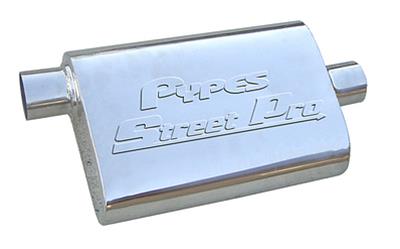 Pypes Street Muffler 2.5in Offset/Center MVS13