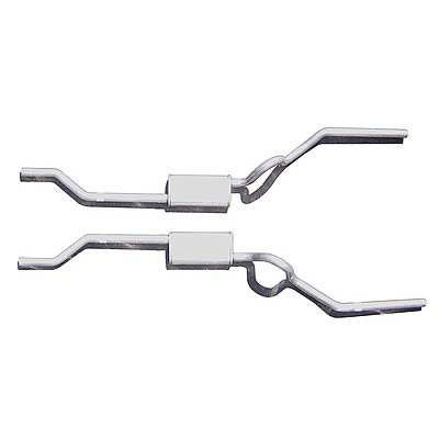 Pypes Street Pro Exhaust Systems SGA29S System, Pro, Header-Back, Stainless Steel, Natural, Pontiac, 350-455, Kit thumbnail 2