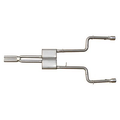 Pypes Race Pro Dual Exhaust Systems SMC10R System, Pro, Cat-Back, Stainless Steel, Natural, Dodge, Kit thumbnail 2
