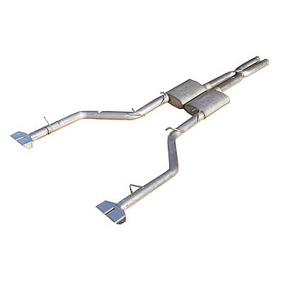 Pypes Street Pro Exhaust Systems SMC21S System, Pro, Cat-Back, Stainless Steel, Natural, Dodge, Kit thumbnail 2