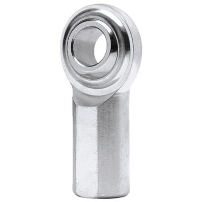QA1 G Series 2-Pc Rod End - Female/Left Hand - .3125in Bore x 5/16-24 - Stainless Steel w/PTFE