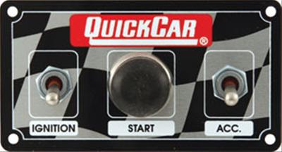 QuickCar Ignition panel Dirt Dual w/3 Wheel Brake QuickCar Ignition panel Dirt Dual w/3 Wheel Brake