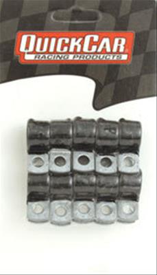 QuickCar Line Clamps 66-858 Clamps, Steel, Rubber Coated, .750 in. Hose Diameter, Set of 10 thumbnail 2