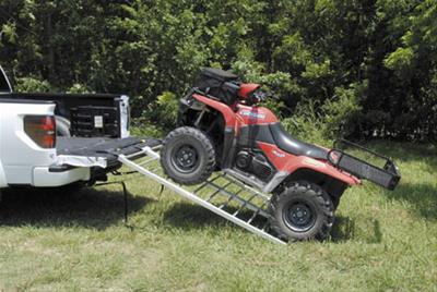 Quadboss ATV Bi-Fold Ramps 560051 Ramp, Bi-Fold, Loading Ramp Type, 1,500 lbs. Capacity, Fold Up, Aluminum, 41 in. Width, 81 in. Length, Each