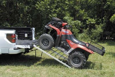 Quadboss ATV Bi-Fold Ramps 560052 Ramp, Bi-Fold, Loading Ramp Type, 1,500 lbs. Capacity, Fold Up, Aluminum, 50 in. Width, 71 in. Length, Each thumbnail 2