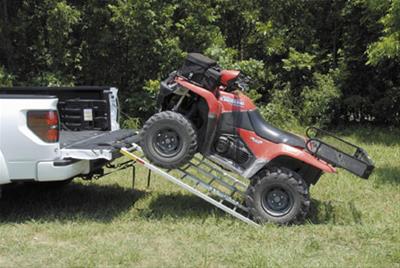 Quadboss ATV Tri-Fold Ramps 560053 Ramp, Tri-Fold, Loading Ramp Type, 1,500 lbs. Capacity, Fold Up, Aluminum, 50.75 in. Width, 71.00 in. Length thumbnail 2