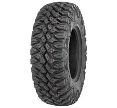 Quadboss QBT846 Utility Tires 25x8-12 Utility, 25.00 x 8.00-12, Radial, Blackwall, Tread Ply 8, ATV/UTV, Powersports, Each