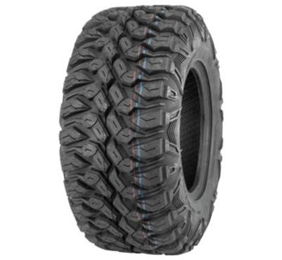 Quadboss QBT846 Utility Tires 25x10-12 Utility, 25.00 x 10.00-12, Radial, Blackwall, Tread Ply 8, ATV/UTV, Powersports, Each