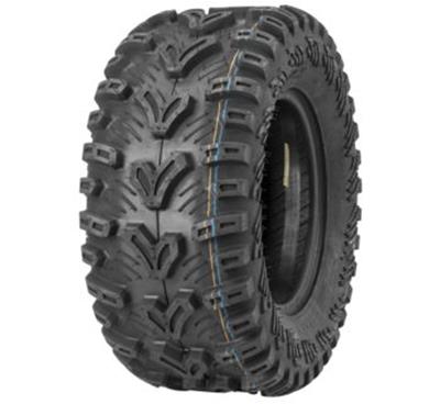 Quadboss QBT448 Utility Tires 24x10-12 Tire, Utility, 24.00 x 10.00-12, Bias-Ply, Blackwall, Front, Rear, Each
