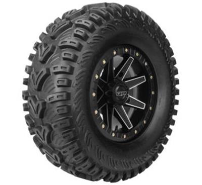 Quadboss QBT448 Utility Tires 28x10-14 Tire, Utility, 28.00 x 10.00-14, Bias-Ply, Blackwall, Front, Rear, Each