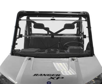 Quadboss Powersports Windshields 375780 Windshields, QB WINDBREAK FOLDING SHIELD, Clear