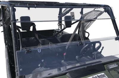 Quadboss Powersports Windshields 375781 Windshields, QB WINDBREAK FOLDING SHIELD, Clear thumbnail 3