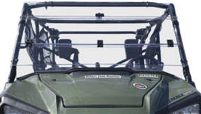 Quadboss Powersports Windshields 375781 Windshields, QB WINDBREAK FOLDING SHIELD, Clear thumbnail 4