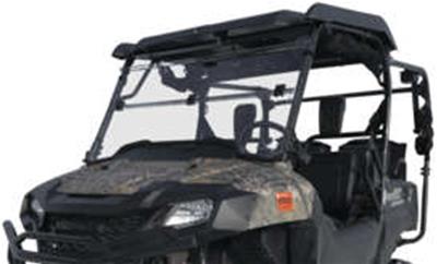 Quadboss Powersports Windshields 375782 Windshields, QB WINDBREAK FOLDING SHIELD, Clear thumbnail 5