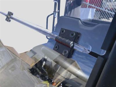 Quadboss Powersports Windshields 375783 Windshields, QB WINDBREAK FOLDING SHIELD, Clear thumbnail 2