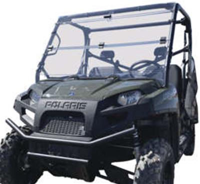 Quadboss Powersports Windshields 375785 Windshields, QB WINDBREAK FOLDING SHIELD, Clear