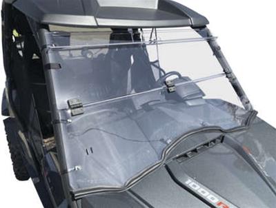 Quadboss Powersports Windshields 375786 Windshields, QB WINDBREAK FOLDING SHIELD, Clear