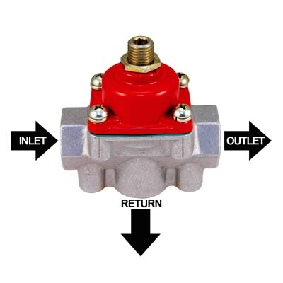 Bypass Electric Fuel Pump Pressure Regulator RETURN Quick Fuel Carburetor 30-900