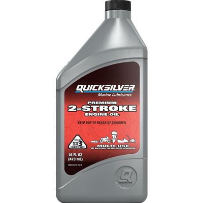 Quicksilver 8M0229784 Quicksilver Premium 2-Stroke Engine Oil