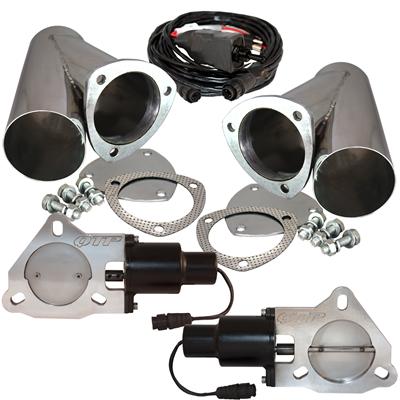 QTP 10250 2.5 Stainless Steel Exhaust Cutout Quick Time Performance 