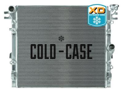Cold Case Performance Aluminum Radiators for 2007-2018 WRANGLER - MOJ995XD Radiator, Performance, Aluminum, Polished, Crossflow, XD Extruded Core, 2 Row, Jeep. Each