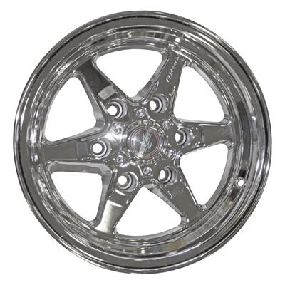 Vision 393 Lockout ATV/UTV Large Center Cap - 3.5" Chrome With Black Logo - C393Z