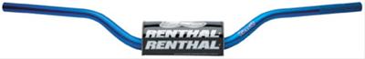 Renthal Fatbar Handlebars 605-01-BU Handlebars, Fatbar, CR High Style, Aluminum, Blue Anodized, 1.125 in. Diameter, 31.299 in. Width, Each