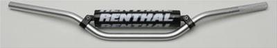 Renthal 7/8 in. Handlebars 773-01-SI-01-185 Handlebars, CR Mid Style, Aluminum, Silver Anodized, Diameter, 31.338 Width, Each