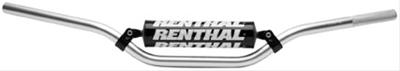 Renthal 7/8 in. Handlebars 825-01-SI-04-227 Handlebars, KTM 50SX 12-13 Style, Aluminum, Silver Anodized, Diameter, 26.299 Width, Each