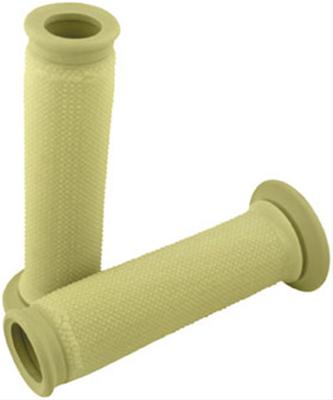 Renthal Road Dual Series Grips with Kevlar® G177 Grips, Compound Kevlar®, Rubber, Yellow, 125mm Length, 7/8 in. Bar Diameter, Pair
