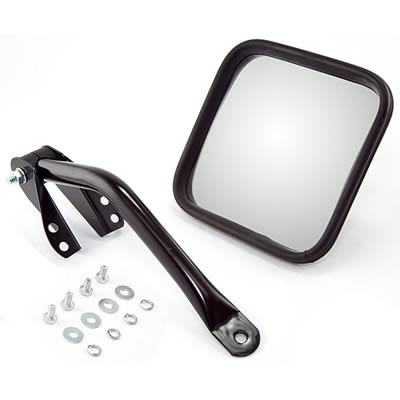 Rugged Ridge 97-06 Jeep Wrangler TJ Black CJ-Style Side Mirror Kit thumbnail 2