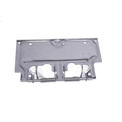 Outland 81503.90 Black License Plate Bracket for 3 Bull Bars Rugged Ridge