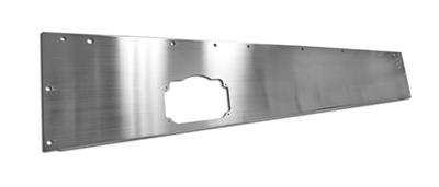 Rugged Ridge Blank Dash Panels 11144.1 Panel, Blank, Stainless Steel, Natural, Jeep, Each
