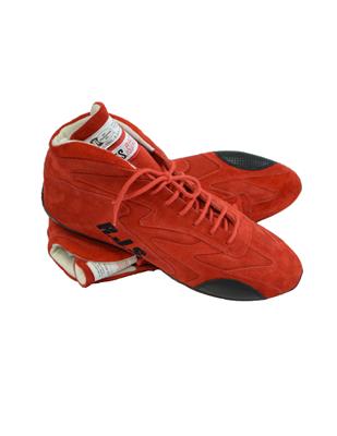 red racing shoes