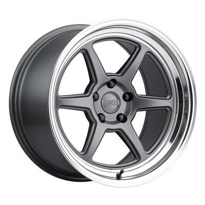 Kansei Wheels K14G-189018+12 Kansei Wheels K14B Roku Matte Gray