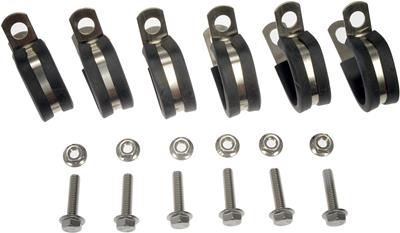 ヘアラインステンレススチール本革レザー Dorman 819-820 Dorman Flexible Braided Stainless Steel Fuel Lines
